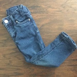 Sparkly skinny jeans